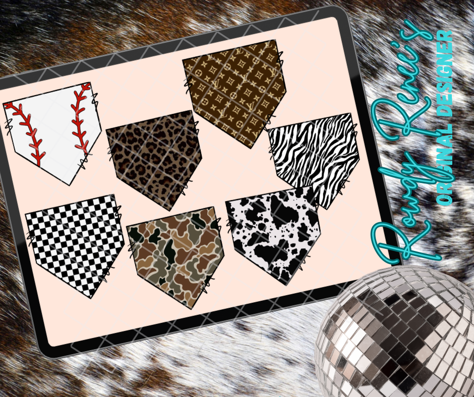 Patterned home plates