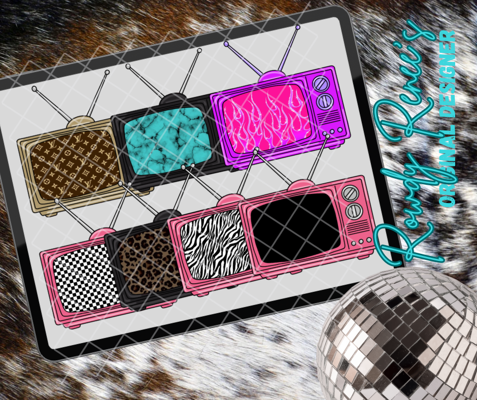 Retro televisions pack 1