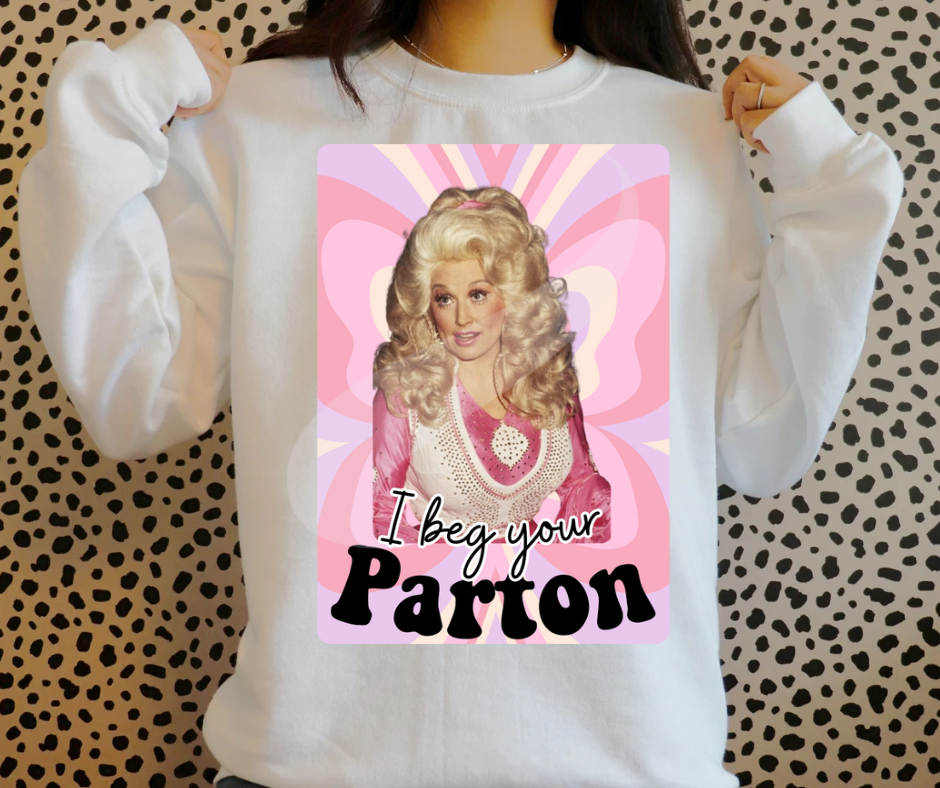 I beg your patron