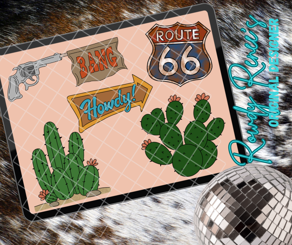 Western bundle clipart pack