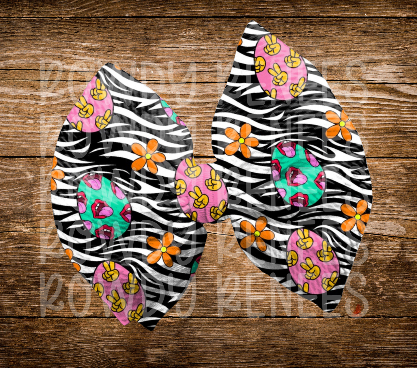 Trendy Easter zebra seamless