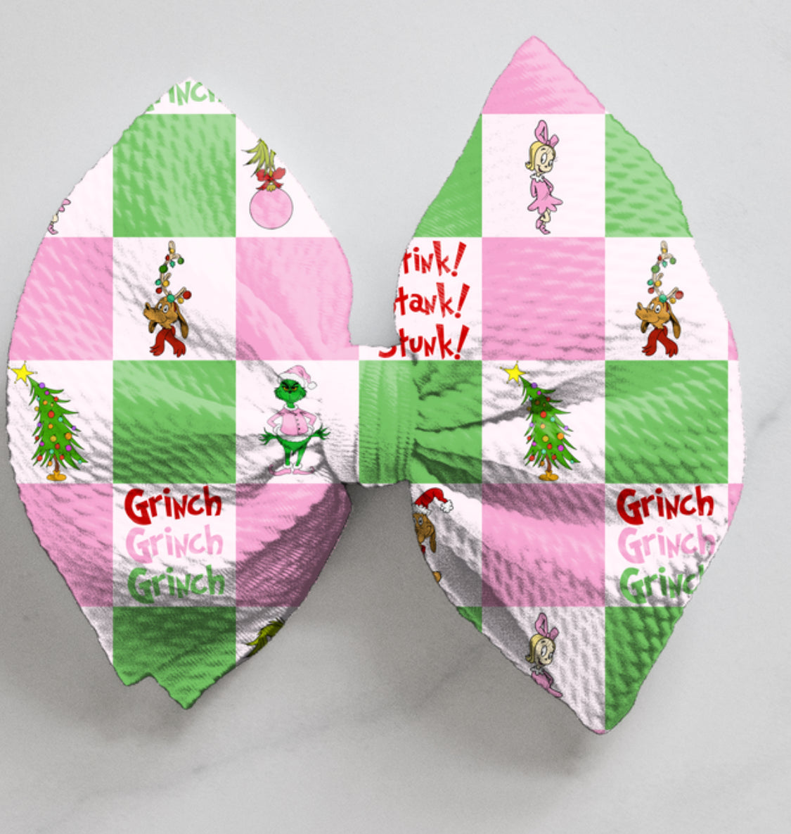 Checkered green guy seamless