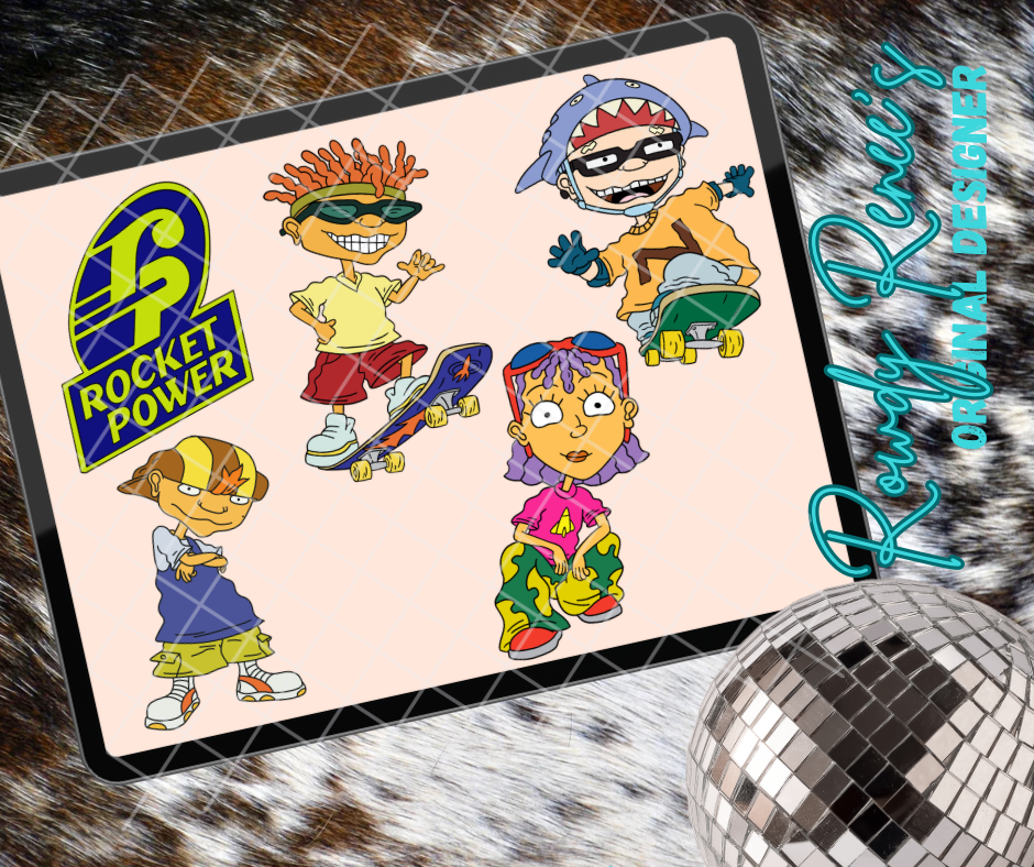 Rocket power clipart