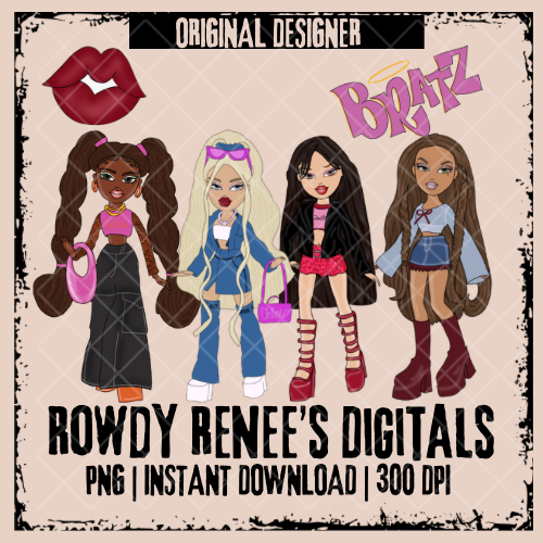B RATZ clipart bundle