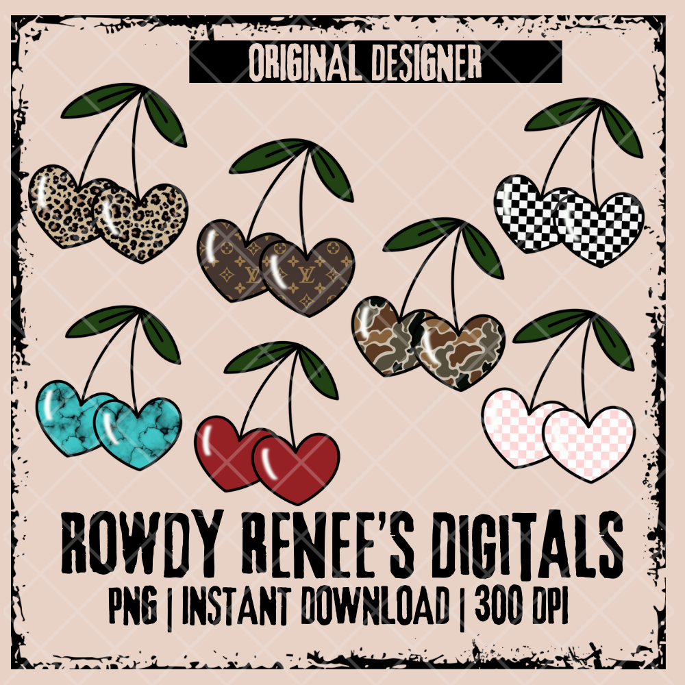 Patterned cherries