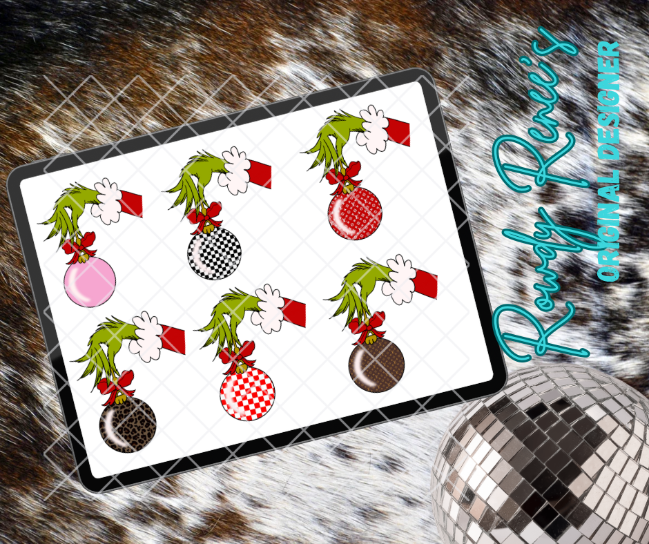 Mean one patterned ornaments