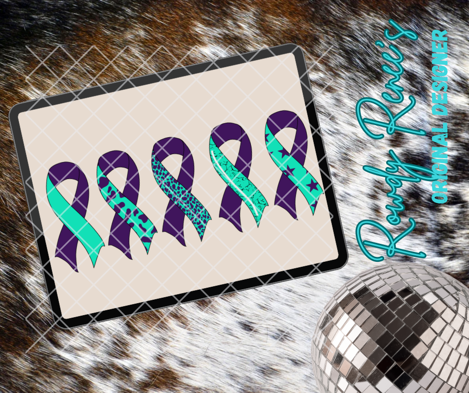 Suicide awareness ribbons