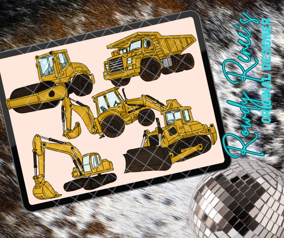 Heavy equipment clipart