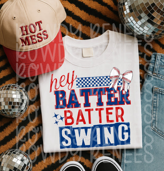 Hey batter batter swing