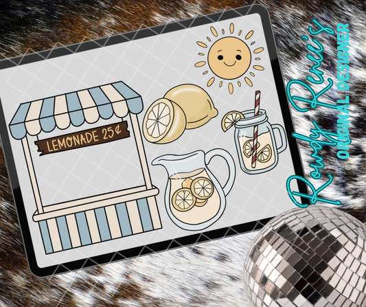 Lemonade stand clipart