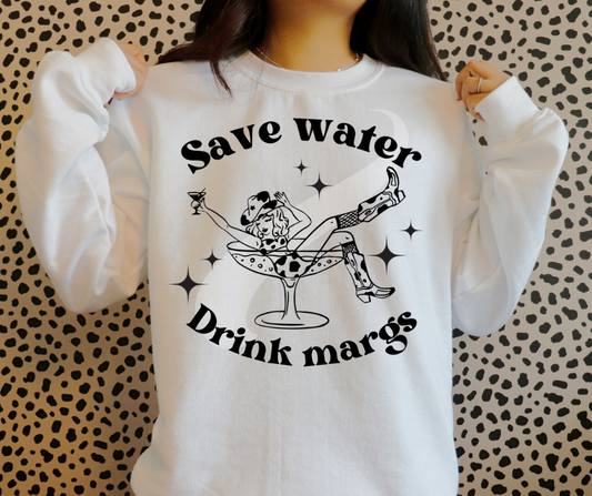 Save water drink margs set of 2 PNGS