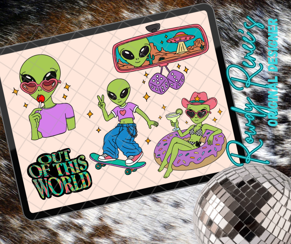 Out of this world alien pack