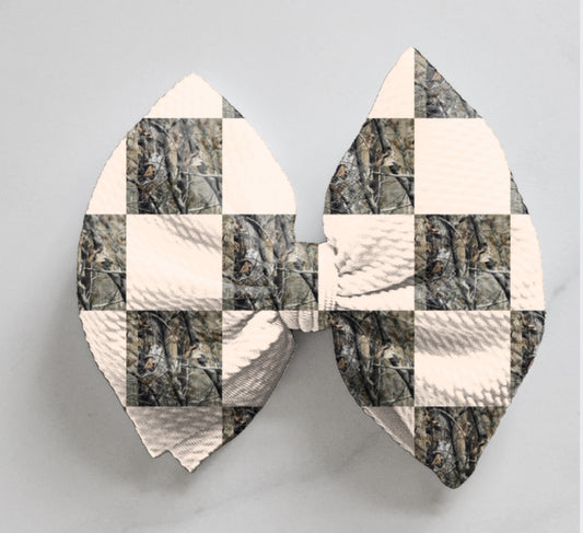 White checkered camo