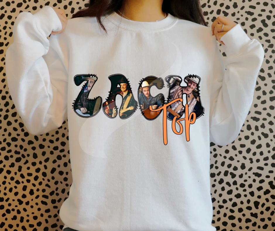 Zach top name png