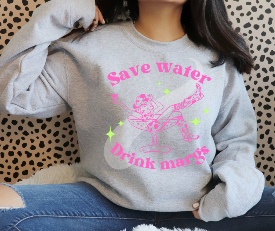 Save water drink margs set of 2 PNGS