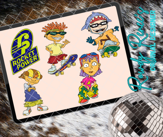 Rocket power clipart