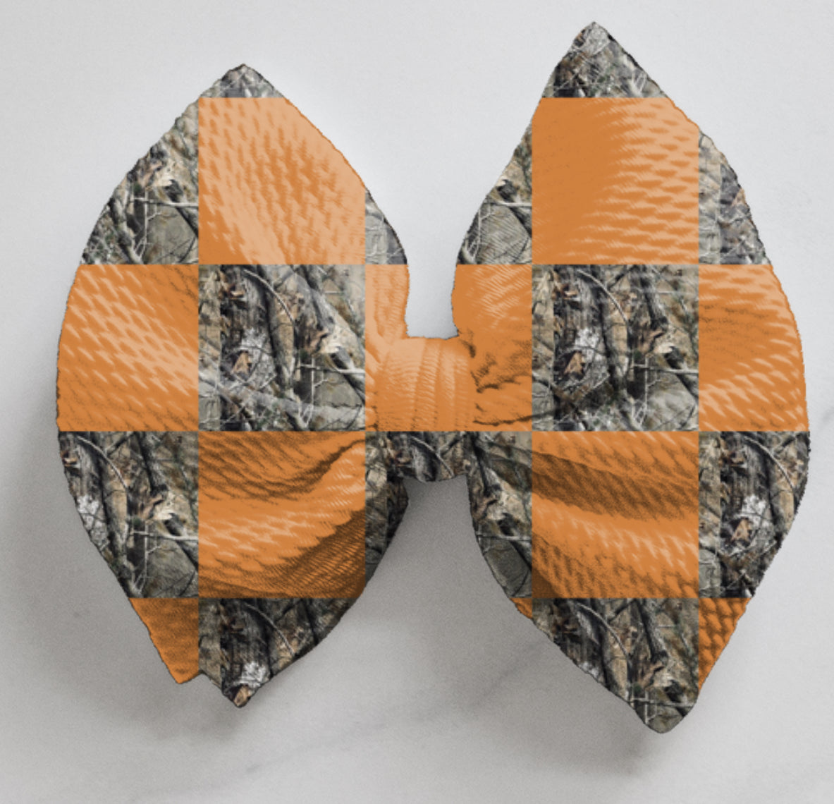 Orange camo checkered