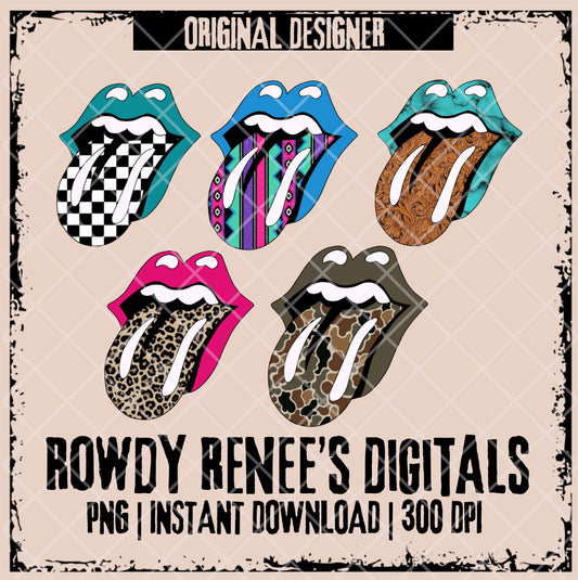 RS PRINTED TONGUES