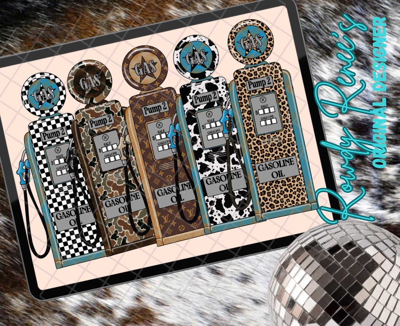 Patterned gas pumps
