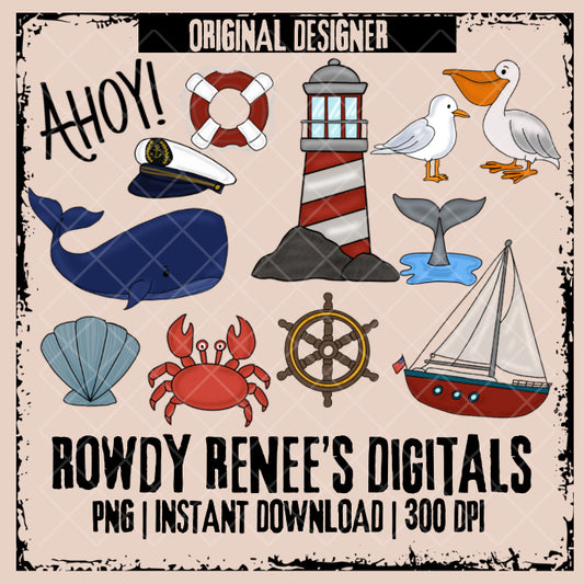 Nautical clipart pack