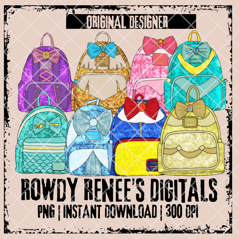 Princess bookbags