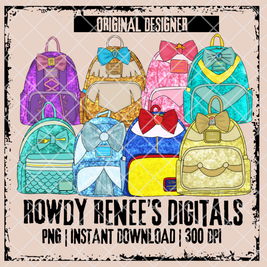 Princess bookbags