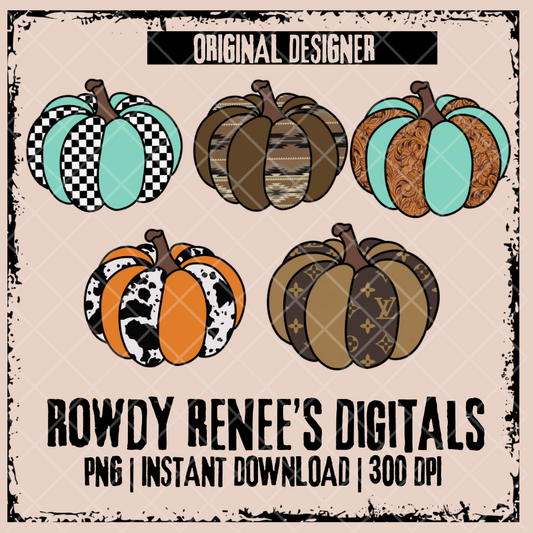 Patterned pumpkins 2