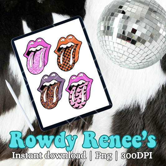 Rolling s tongue Halloween