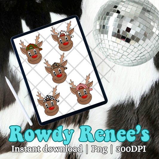 Patterned boy reindeer