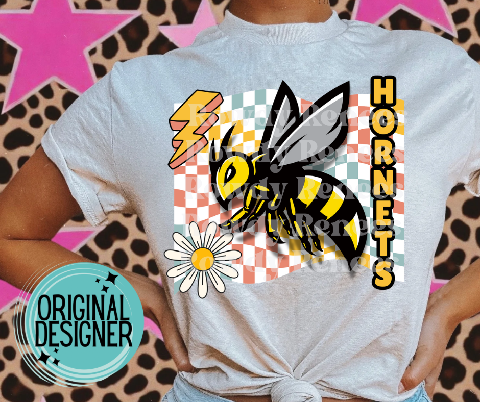 Hornets groovy design