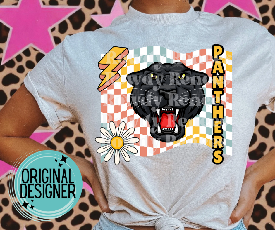Panthers groovy design