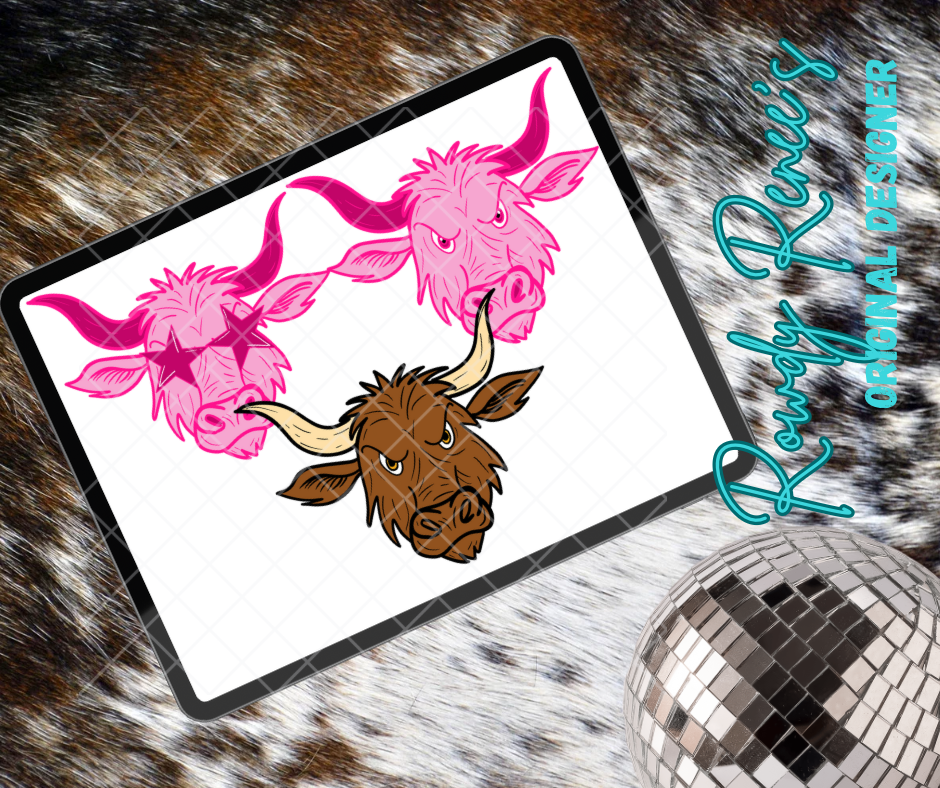 Longhorn mascot clipart