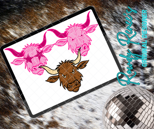 Longhorn mascot clipart