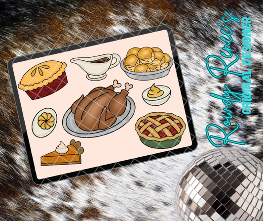 Thanksgiving food clipart