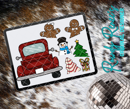 Customizable Christmas truck