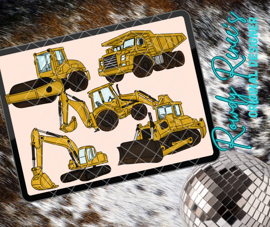 Heavy equipment clipart