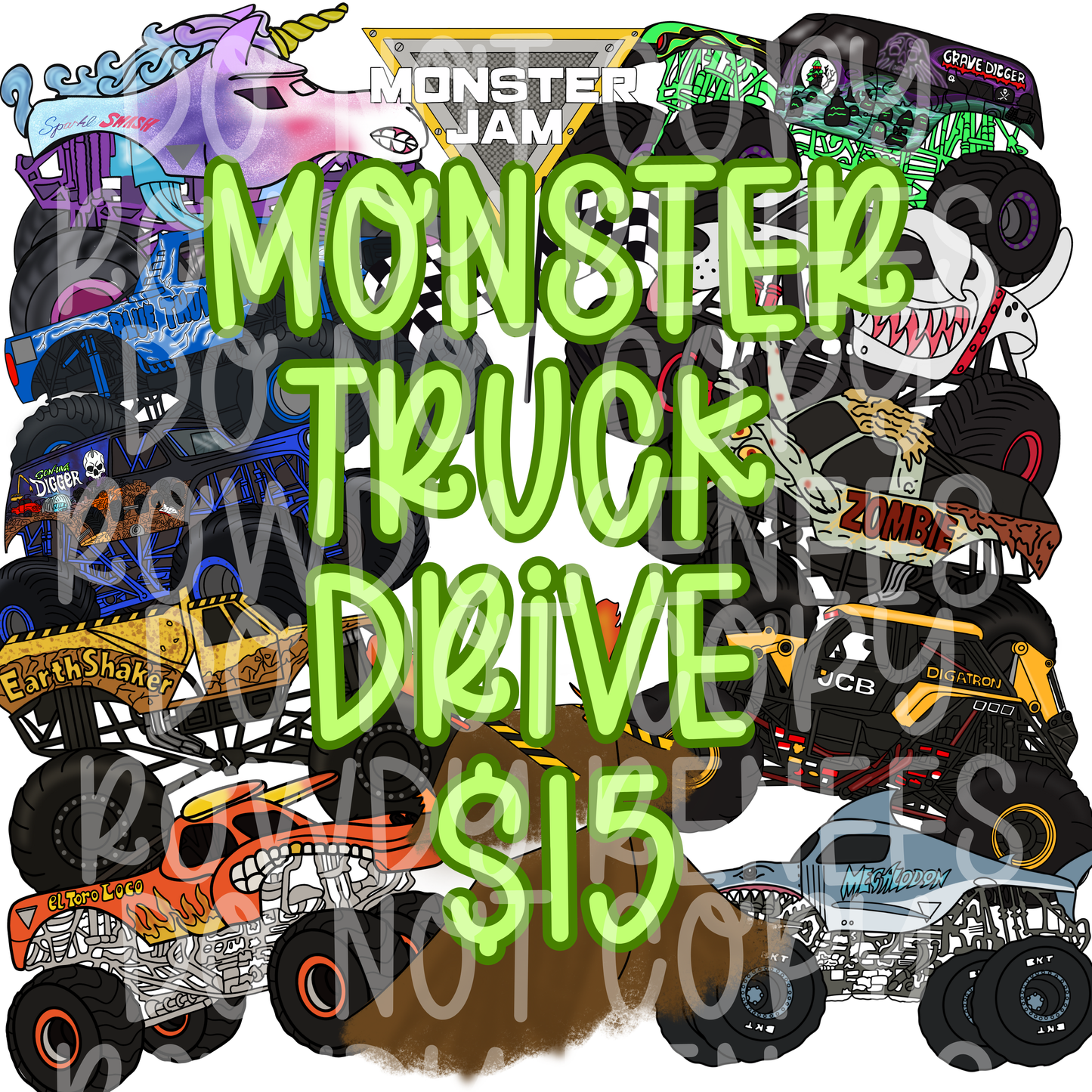 Monster truck drive