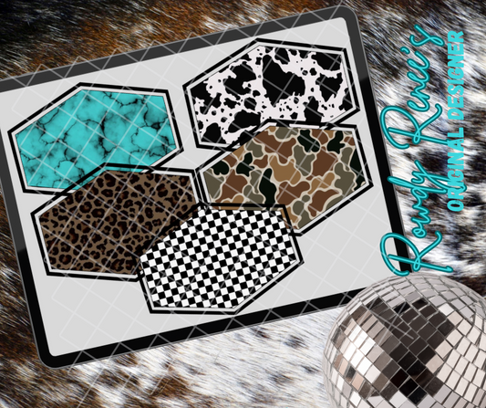 Patterned name plate bundle